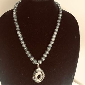 Semi-precious Artisan Statement Necklace Vintage